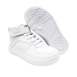 TENIS AUDAZ PARA NIÑO SINTÉTICO BLANCO AF1 CON TIRA DE CONTACTO