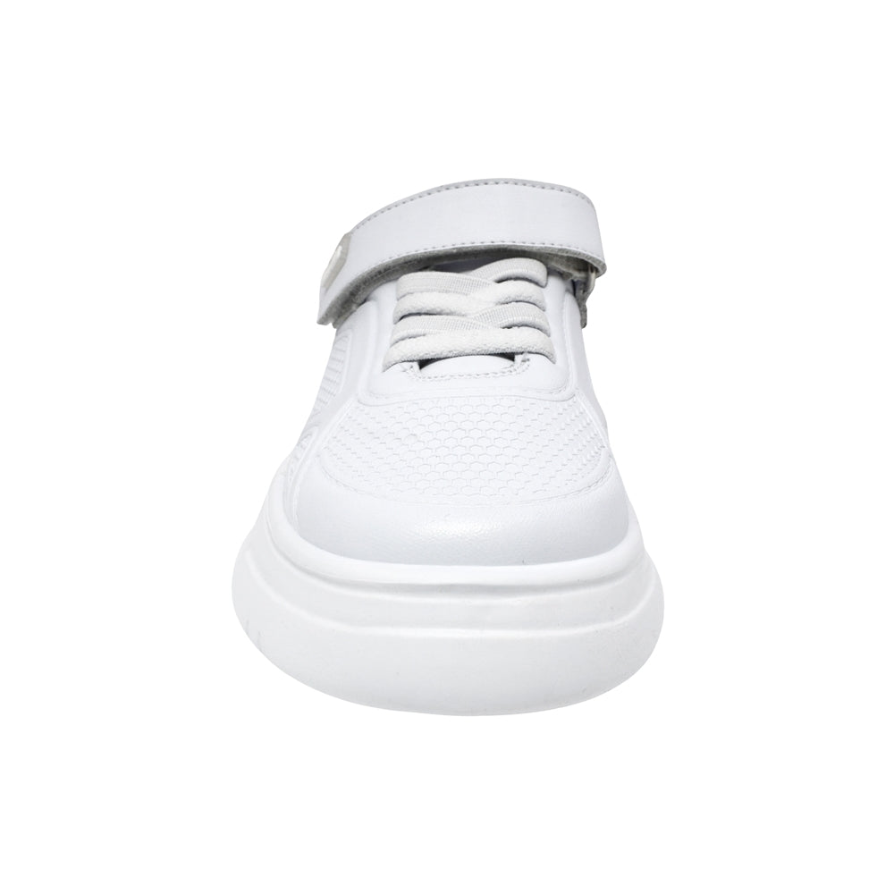 TENIS AUDAZ PARA NIÑO PIEL BLANCO RAPTOR CON TIRA DE CONTACTO