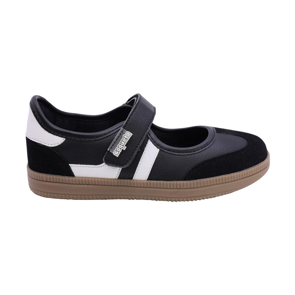 SNEAKERINAS COQUETA PARA NIÑA EN SINTÉTICO COLOR NEGRO ZUMBA CON TIRA DE CONTACTO