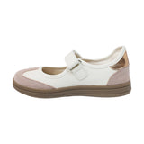 SNEAKERINAS COQUETA PARA NIÑA EN SINTÉTICO COLOR BEIGE ZUMBA CON TIRA DE CONTACTO