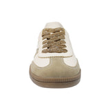 TENIS COQUETA PARA NIÑA EN SINTÉTICO COLOR BEIGE ZUMBA CON AGUJETA