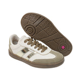 TENIS COQUETA PARA NIÑA EN SINTÉTICO COLOR BEIGE ZUMBA CON AGUJETA