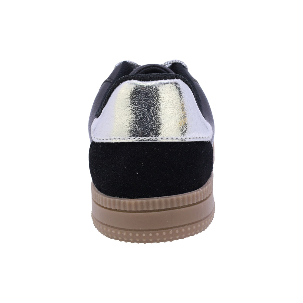 TENIS COQUETA PARA NIÑA EN SINTÉTICO COLOR NEGRO ZUMBA CON AGUJETA