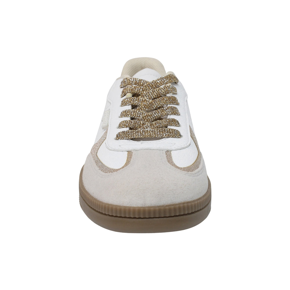 TENIS COQUETA PARA NIÑA EN SINTÉTICO COLOR BLANCO ZUMBA CON AGUJETA