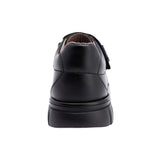 ZAPATO ESCOLAR AUDAZ PARA NIÑO PIEL NEGRO THUNDER CON TIRA DE CONTACTO