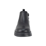 BOTA AUDAZ PARA NIÑO EN PIEL COLOR NEGRO THUNDER CON ELÁSTICO