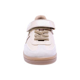 TENIS COQUETA PARA NIÑA COLOR ORO DE SINTÉTICO SMITH CON TIRA DE CONTACTO