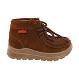 BOTA AUDAZ PARA NIÑO EN PIEL COLOR LADRILLO TOKIO CON AGUJETA