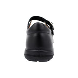 ZAPATO ESCOLAR COQUETA PARA NIÑA PIEL NEGRO VALENCIA CON HEBILLA