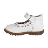 BALERINA COQUETA PARA NIÑA EN PIEL COLOR BEIGE RONDY CON TIRA DE CONTACTO