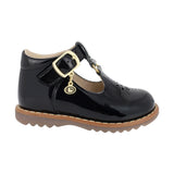 BALERINA COQUETA PARA NIÑA EN CHAROL COLOR NEGRO RONDY CON HEBILLA
