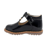 BALERINA COQUETA PARA NIÑA EN CHAROL COLOR NEGRO RONDY CON HEBILLA