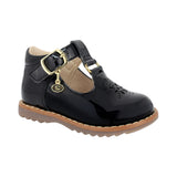 BALERINA COQUETA PARA NIÑA EN CHAROL COLOR NEGRO RONDY CON HEBILLA