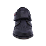 BOTITA AUDAZ PARA NIÑO DE PIEL COLOR NEGRO TOMY CON TIRA DE CONTACTO