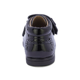 BOTITA AUDAZ PARA NIÑO EN CHAROL COLOR NEGRO TOMY CON TIRA DE CONTACTO