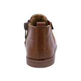 BOTITA AUDAZ PARA NIÑO DE PIEL COLOR CAFÉ CLARO TOMY CON CIERRE