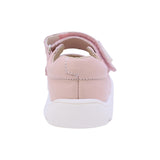 BALERINA COQUETA PARA NIÑA EN PIEL COLOR ROSA ZERO CON TIRA DE CONTACTO