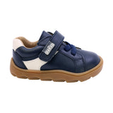 TENIS AUDAZ PARA NIÑO EN PIEL COLOR AZUL ZERO CON AGUJETA Y TIRA DE CONTACTO