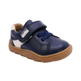 TENIS AUDAZ PARA NIÑO EN PIEL COLOR AZUL ZERO CON AGUJETA Y TIRA DE CONTACTO