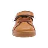 TENIS AUDAZ PARA NIÑO EN PIEL COLOR MIEL ZERO CON AGUJETA Y TIRA DE CONTACTO