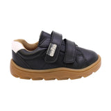 TENIS AUDAZ PARA NIÑO EN PIEL COLOR NEGRO ZERO CON DOBLE TIRA DE CONTACTO