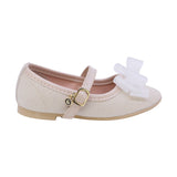 BALERINA COQUETA PARA NIÑA COLOR ORO DE SINTÉTICO FLORINDA CON HEBILLA