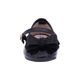 BALERINA COQUETA PARA NIÑA COLOR NEGRO DE CHAROL YUUKI CON HEBILLA