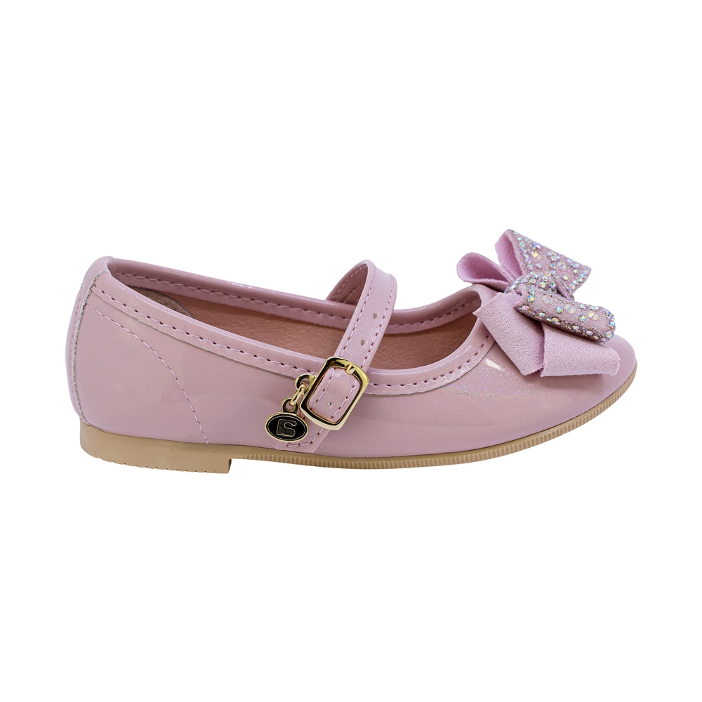 BALERINA COQUETA PARA NIÑA COLOR ROSA DE SINTÉTICO FLORINDA CON HEBILLA