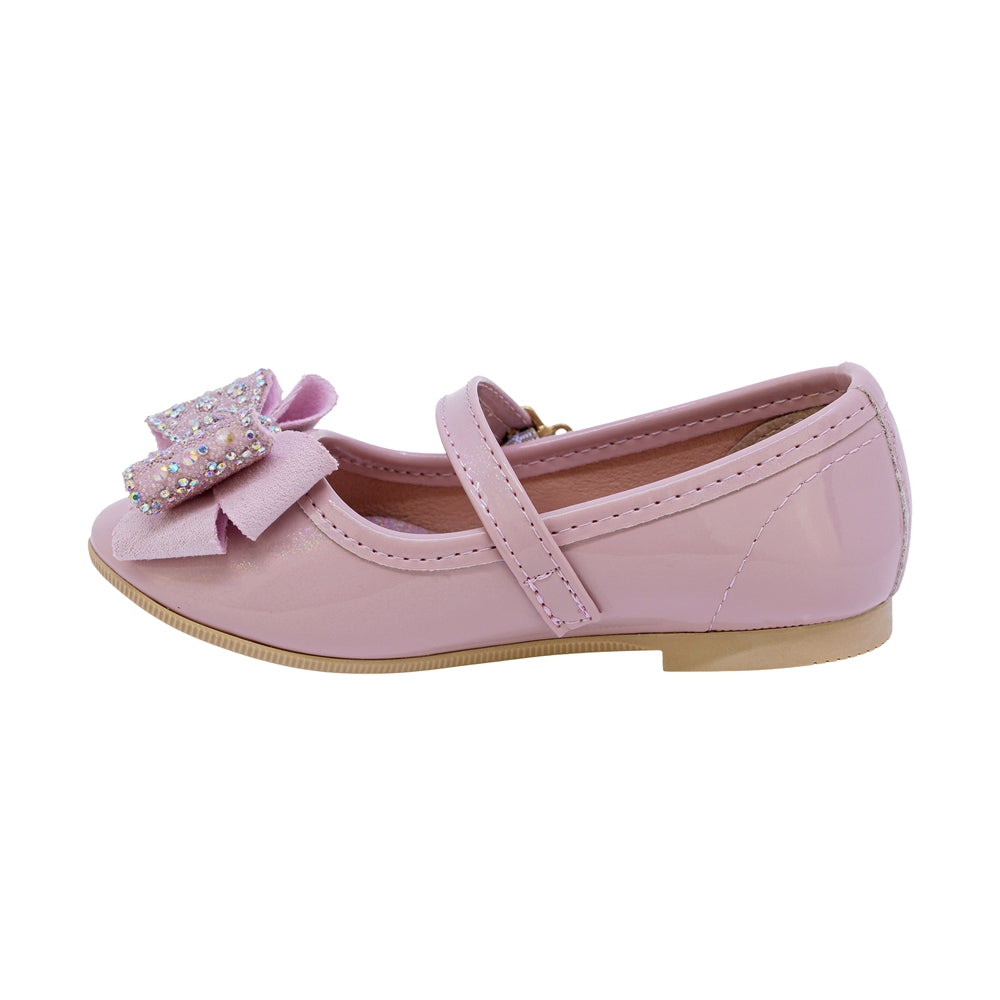 BALERINA COQUETA PARA NIÑA COLOR ROSA DE SINTÉTICO FLORINDA CON HEBILLA