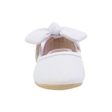 BALERINA COQUETA PARA NIÑA EN SINTÉTICO COLOR BLANCO FLORINDA CON TIRA DE CONTACTO