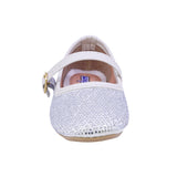 BALERINA COQUETA PARA NIÑA COLOR BLANCO DE SINTÉTICO CLEOTILDE CON HEBILLA