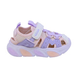 SANDALIA COQUETA PARA NIÑA COLOR NUDE LILA  DE SINTÉTICO BULMA CON TIRA DE CONTACTO