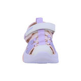 SANDALIA COQUETA PARA NIÑA COLOR NUDE LILA  DE SINTÉTICO BULMA CON TIRA DE CONTACTO