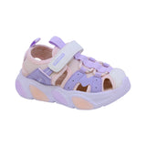 SANDALIA COQUETA PARA NIÑA COLOR NUDE LILA  DE SINTÉTICO BULMA CON TIRA DE CONTACTO