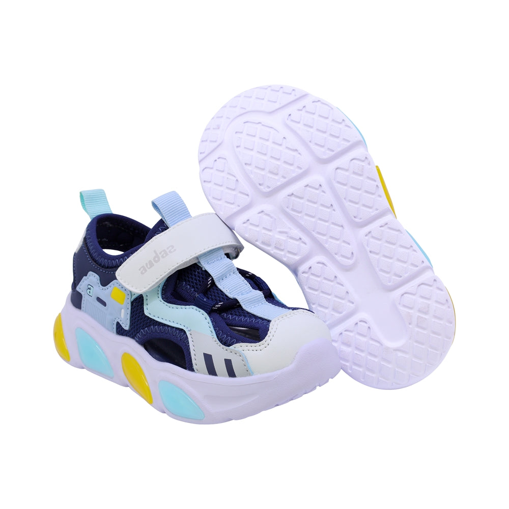 SANDALIA AUDAZ PARA NIÑO COLOR AZUL DE SINTÉTICO BULMA CON TIRA DE CONTACTO