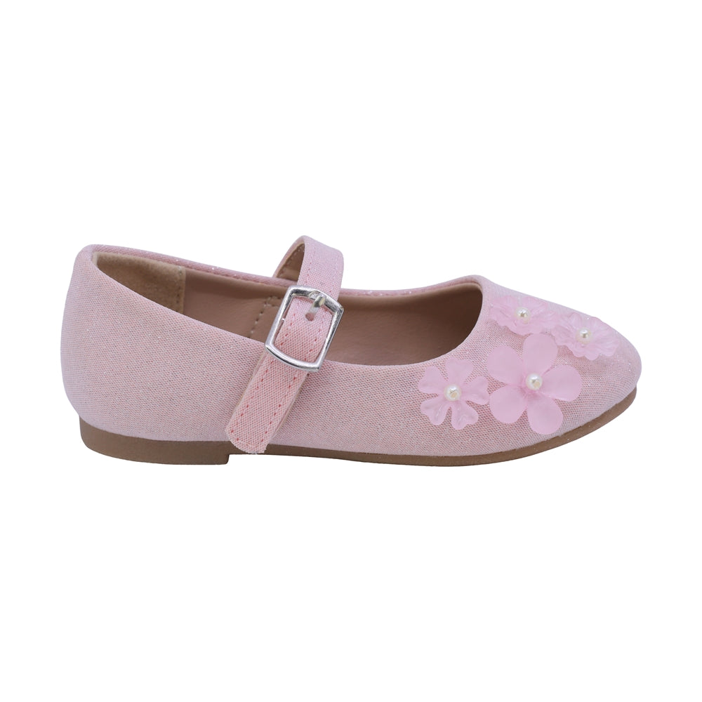 BALERINA COQUETA PARA NIÑA COLOR ROSA DE SINTÉTICO DOLLY CON HEBILLA