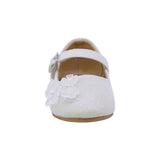 BALERINA COQUETA PARA NIÑA COLOR PERLA DE SINTÉTICO DOLLY CON HEBILLA