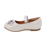 BALERINA COQUETA PARA NIÑA COLOR ORO DE SINTÉTICO DOLLY CON AGUJETA ELÁSTICA