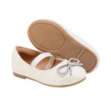 BALERINA COQUETA PARA NIÑA COLOR ORO DE SINTÉTICO DOLLY CON AGUJETA ELÁSTICA