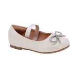 BALERINA COQUETA PARA NIÑA COLOR ORO DE SINTÉTICO DOLLY CON AGUJETA ELÁSTICA