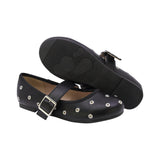 BALERINA COQUETA PARA NIÑA DE SINTÉTICO COLOR NEGRO YUUKI CON HEBILLA