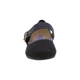 BALERINA COQUETA PARA NIÑA EN SINTÉTICO COLOR NEGRO YUUKI CON TRIPLE HEBILLA