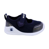 TENIS COQUETA PARA NIÑA EN SINTÉTICO COLOR AZUL MARINO LUNETA CON TIRA DE CONTACTO