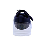 TENIS COQUETA PARA NIÑA EN SINTÉTICO COLOR AZUL MARINO LUNETA CON TIRA DE CONTACTO