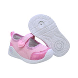 TENIS COQUETA PARA NIÑA EN SINTÉTICO COLOR ROSA LUNETA CON TIRA DE CONTACTO