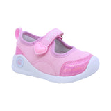 TENIS COQUETA PARA NIÑA EN SINTÉTICO COLOR ROSA LUNETA CON TIRA DE CONTACTO