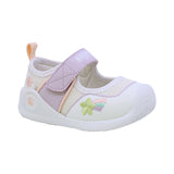CERRADO MARY JANE  COQUETA PARA NIÑA COLOR BLANCO LILA DE SINTÉTICO LUNETA CON TIRA DE CONTACTO