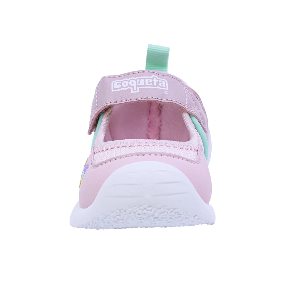 CERRADO MARY JANE COQUETA PARA NIÑA COLOR ROSA DE SINTÉTICO LUNETA CON TIRA DE CONTACTO