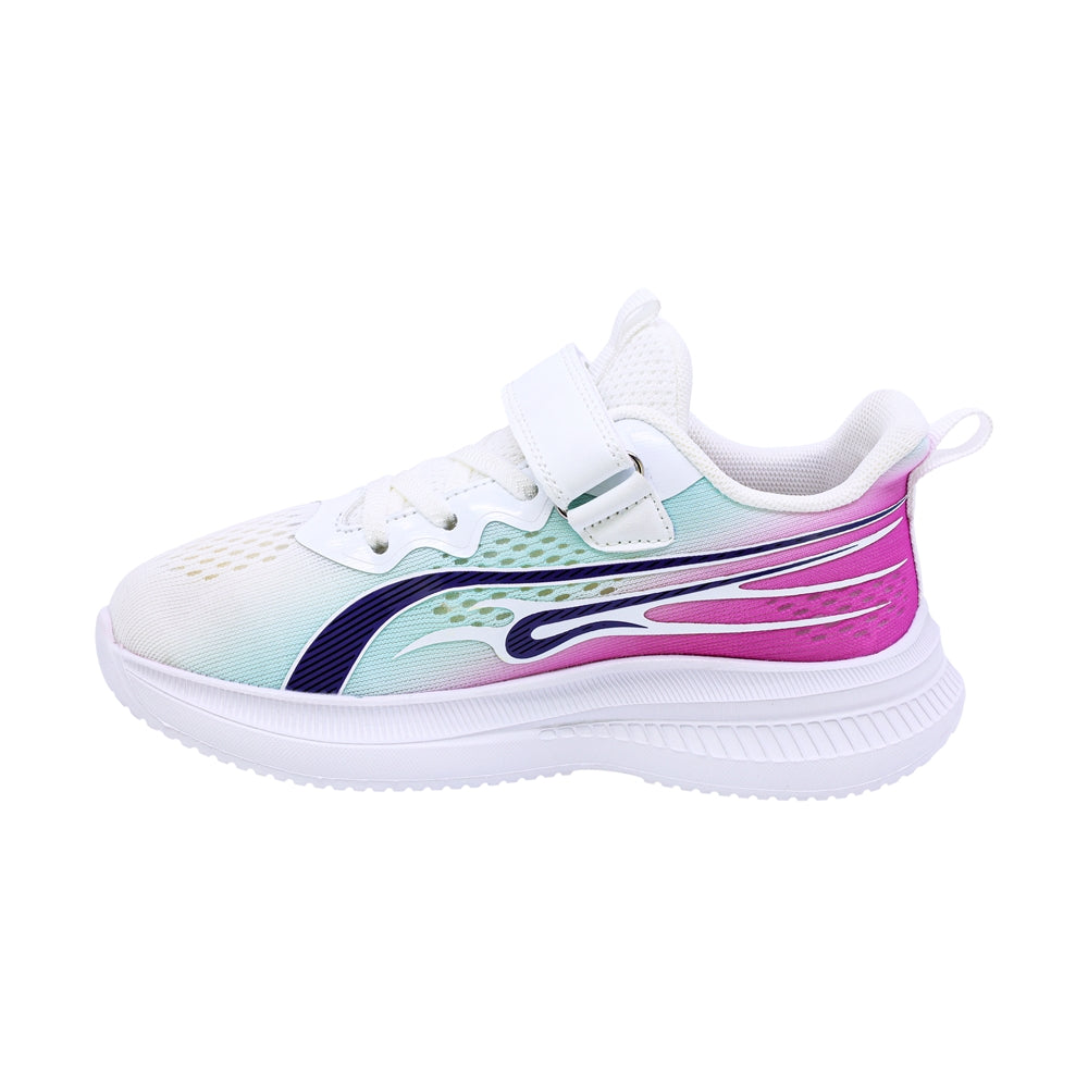TENIS COQUETA PARA NIÑA SINTÉTICO COLOR BLANCO FIUSHA DE CONTACTO