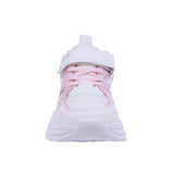 TENIS COQUETA PARA NIÑA SINTÉTICO COLOR BLANCO ROSA DE CONTACTO